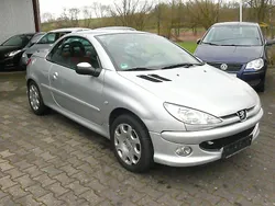 Silber Gebraucht 2003 Peugeot 206 CC Filou Cabrio | 750 € (Superpreis)