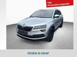 Brillantsilber metallic met. Gebraucht 2021 Skoda Karoq Clever SUV | 25.960 € (Superpreis)