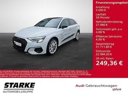 Weiß Gebraucht 2024 Audi A3 Sportback e-tron Advanced Limousine | 32.980 € (Teuer)