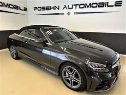 Grafitgrau lack Gebraucht 2020 Mercedes C180 AMG line Cabrio | 28.350 € (Guter Preis)