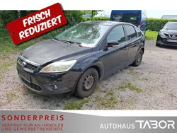 Pantherschwarz metallic Gebraucht 2008 Ford Focus Style Limousine | 1.185 € (Superpreis)