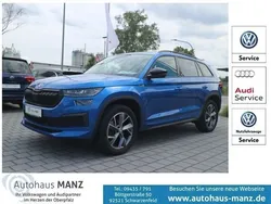 Blau Gebraucht 2022 Skoda Kodiaq SportLine SUV | 35.889 € (Fairer Preis)