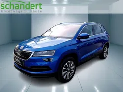 Raceblau metallic Gebraucht 2021 Skoda Karoq Clever SUV | 26.750 € (Fairer Preis)