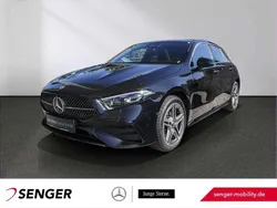 Lack kosmosschwarz Gebraucht 2024 Mercedes A250 AMG Limousine | 36.360 € (Etwas zu teuer)