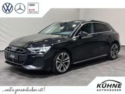 Mythosschwarz metallic Gebraucht 2024 Audi A3 S-Line Limousine | 35.880 € (Guter Preis)