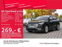 Mythosschwarz metallic Gebraucht 2023 Audi Q4 e-tron SUV | 34.831 € (Fairer Preis)