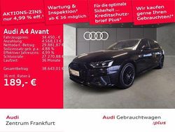 Schwarz Gebraucht 2024 Audi A4 S-Line Kombi | 34.450 € (Fairer Preis)