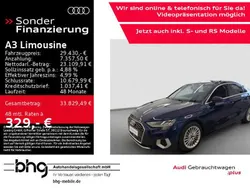 Navarrablau metallic Gebraucht 2024 Audi A3 Advanced Limousine | 29.430 € (Superpreis)