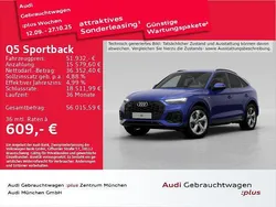 Blau Gebraucht 2024 Audi Q5 Sportback S-Line SUV | 51.932 € (Fairer Preis)