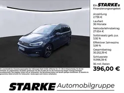 Atlantik blue metallic (metallic) Gebraucht 2021 VW Touran Highline Van / Kleinbus | 30.390 € (Fairer Preis)