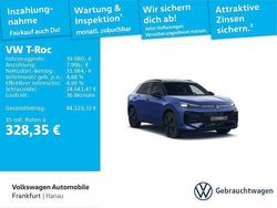 Celestial blue metallic schwar Gebraucht 2025 VW T-Roc R-line SUV | 39.980 € (Teuer)
