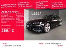 Brillantschwarz Gebraucht 2022 Audi A4 Advanced Kombi | 24.450 € (Superpreis)