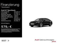 Mythosschwarz metallic Gebraucht 2024 Audi A7 Kleinwagen | 69.449 € (Superpreis)