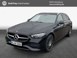 Obsidianschwarz metallic Gebraucht 2024 Mercedes C200 Avantgarde Kombi | 42.500 € (Teuer)