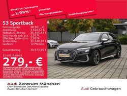 Mythosschwarz metallic Gebraucht 2024 Audi S3 Design Limousine | 38.961 € (Guter Preis)