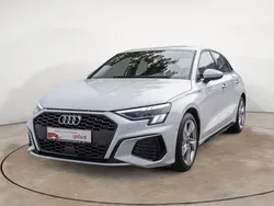 Weiß Gebraucht 2024 Audi A3 Sportback S-Line Limousine | 33.490 € (Superpreis)