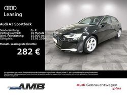 Mythosschwarz metallic Gebraucht 2025 Audi A3 Advanced Plus Limousine | 28.970 € (Superpreis)