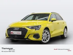 Pythongelb metallic Gebraucht 2024 Audi A3 Sportback e-tron Advanced Plus Limousine | 35.280 € (Teuer)