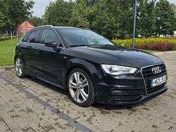 Schwarz Gebraucht 2015 Audi A3 Sportback S-Line Limousine | 13.600 € (Fairer Preis)
