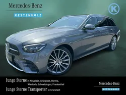 Grau Gebraucht 2021 Mercedes E220 AMG Limousine | 40.980 € (Teuer)