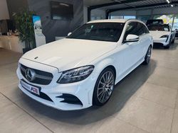 Weiß Gebraucht 2018 Mercedes C200 AMG line Kombi | 17.400 €