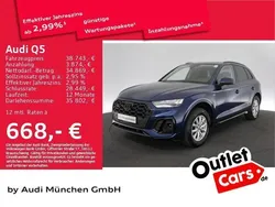 Navarrablau metallic Gebraucht 2021 Audi Q5 Ambiente SUV | 38.743 € (Etwas zu teuer)