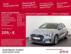 Florettsilber metallic Gebraucht 2022 Audi A3 Ambiente Limousine | 24.870 € (Superpreis)