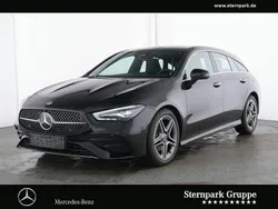 Schwarz Gebraucht 2024 Mercedes CLA180 Shooting Brake AMG line Kombi | 32.880 € (Etwas zu teuer)