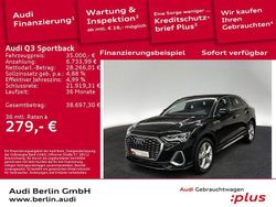 Mythosschwarz metallic Gebraucht 2023 Audi Q3 Sportback S-Line SUV | 35.000 € (Guter Preis)