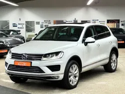 Oryxweiß perlmutteffekt Gebraucht 2015 VW Touareg R-line SUV | 26.890 € (Fairer Preis)