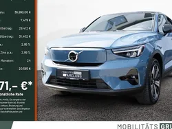 Blau Gebraucht 2022 Volvo EC40 Ultra SUV | 36.890 € (Fairer Preis)