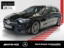 Unilack schwarz Gebraucht 2022 Mercedes C220 AMG Kombi | 34.790 € (Fairer Preis)