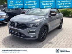 C2 mondsteingrau Gebraucht 2021 VW T-Roc Cabriolet R-line Cabrio | 27.760 € (Fairer Preis)