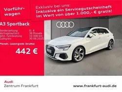 Weiß Gebraucht 2024 Audi A3 Sportback S-Line Limousine | 38.930 € (Guter Preis)