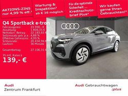 Kieselgrau Gebraucht 2023 Audi Q4 Sportback e-tron Comfort SUV | 23.990 € (Superpreis)