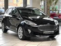 Iridiumschwarz metallic Gebraucht 2017 Ford Fiesta Titanium Kleinwagen | 13.000 € (Fairer Preis)