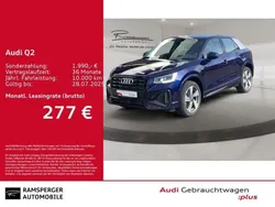 Blau (navarrablau metallic) Gebraucht 2024 Audi Q2 S-Line SUV | 38.480 € (Fairer Preis)