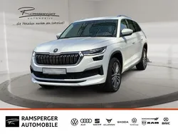 Weiß (moonweiß perleffekt) Gebraucht 2023 Skoda Kodiaq LAURIN & KLEMENT SUV | 38.990 € (Fairer Preis)