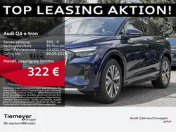 Blau Gebraucht 2024 Audi Q4 e-tron Advanced SUV | 39.920 €