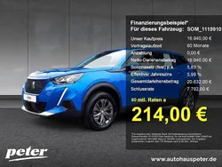 Blau (metallic) Gebraucht 2021 Peugeot e-2008 Active SUV | 16.940 € (Superpreis)