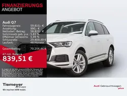 Weiß Gebraucht 2023 Audi Q7 Ambiente SUV | 59.810 € (Superpreis)