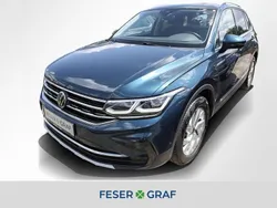 Nightshade blue metallic Gebraucht 2022 VW Tiguan Elegance SUV | 33.940 € (Fairer Preis)