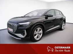 Mythosschwarz metallic Gebraucht 2024 Audi Q4 e-tron S-Line SUV | 50.800 € (Fairer Preis)