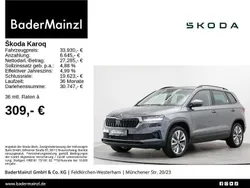 Graphitegrau metallic (metallic) Gebraucht 2024 Skoda Karoq Selection SUV | 33.930 € (Fairer Preis)