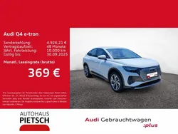 Gletscherweiß metallic Gebraucht 2024 Audi Q4 Sportback e-tron Advanced SUV | 46.990 € (Fairer Preis)