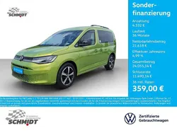 Grün Gebraucht 2021 VW Caddy Life Van / Kleinbus | 25.950 € (Fairer Preis)