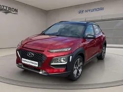 Pulse red / phantom black Gebraucht 2018 Hyundai Kona Premium SUV | 16.890 € (Fairer Preis)