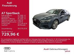 Blau Gebraucht 2021 Audi A7 Sportback S-Line Kleinwagen | 51.990 € (Teuer)