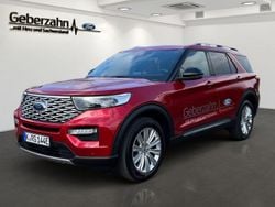 Rot Gebraucht 2023 Ford Explorer Hybrid Platinum SUV | 52.890 € (Superpreis)