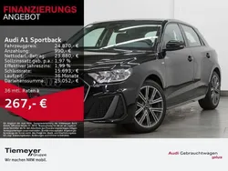 Schwarz Gebraucht 2024 Audi A1 Sportback S-Line Kleinwagen | 24.870 € (Fairer Preis)
